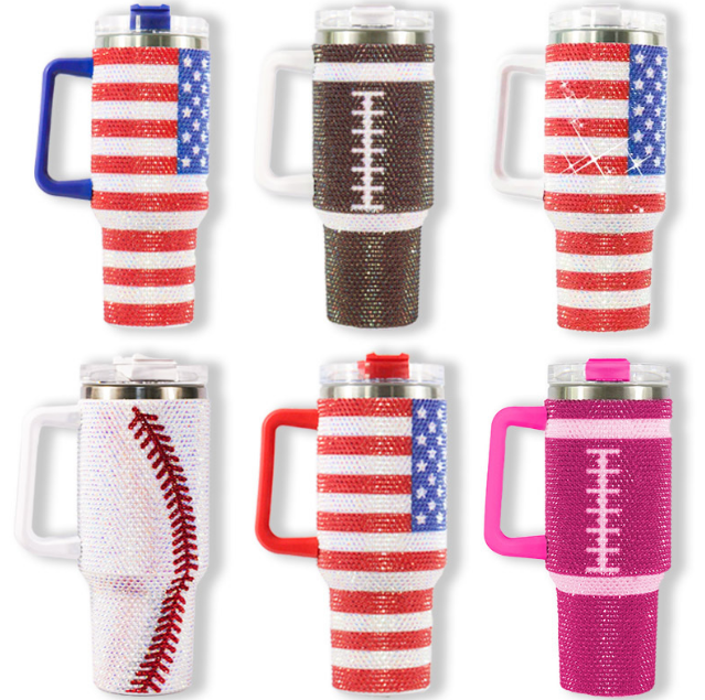 Rhinestone 40oz Tumblers