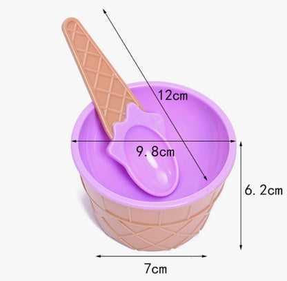Kids Ice Cream Bowl/Spoon Set