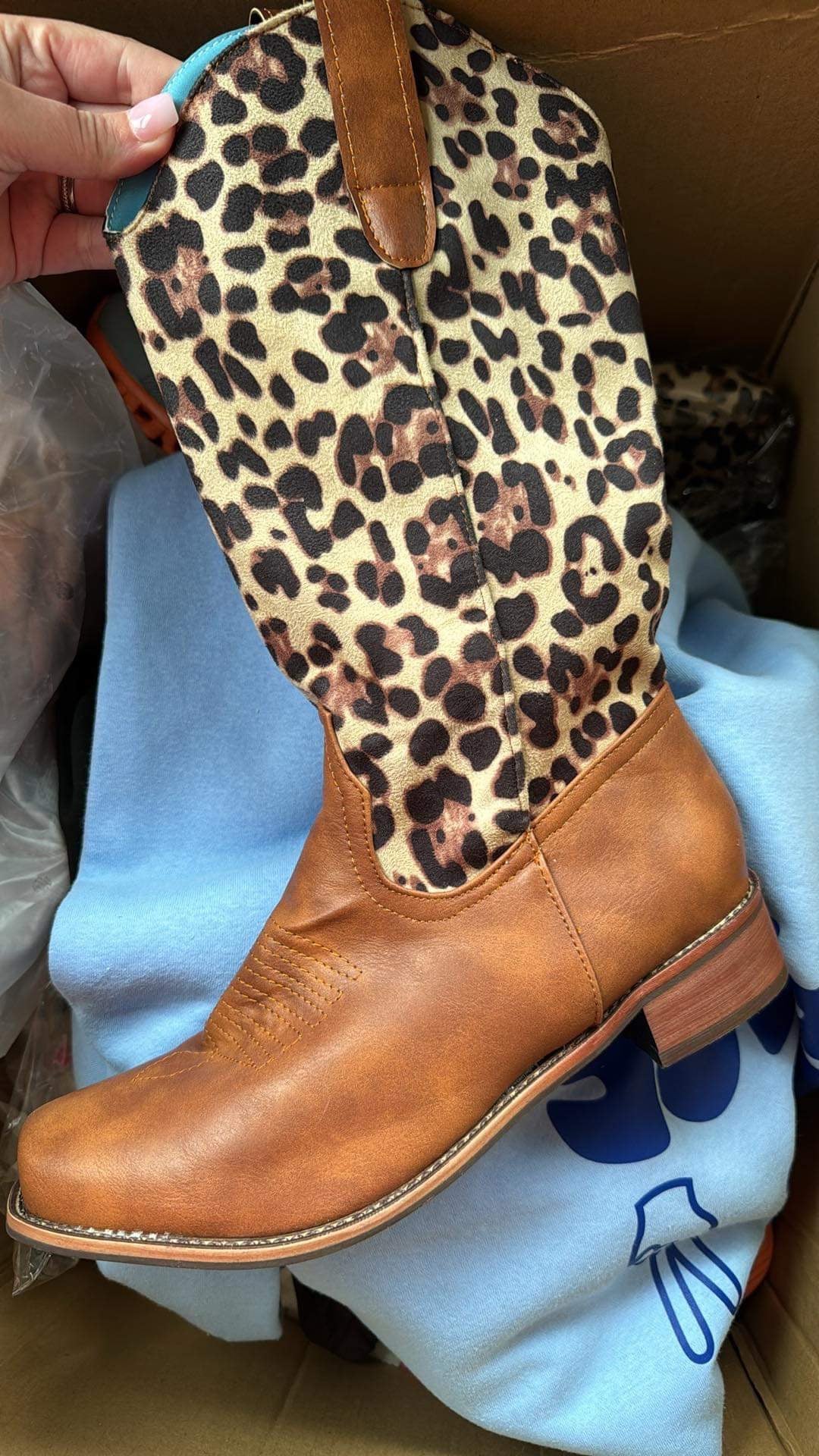 Leopard Boots