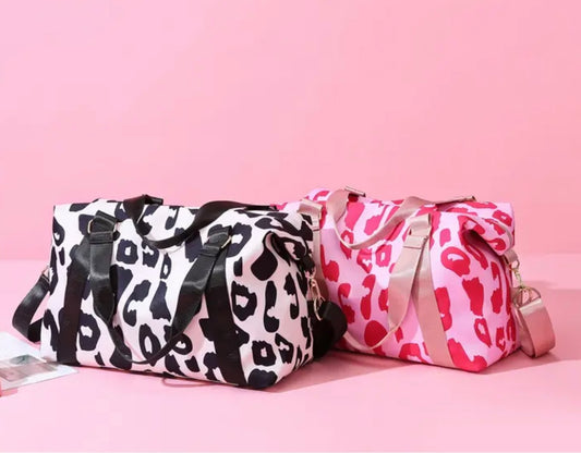 Leopard Duffel Travel Bag