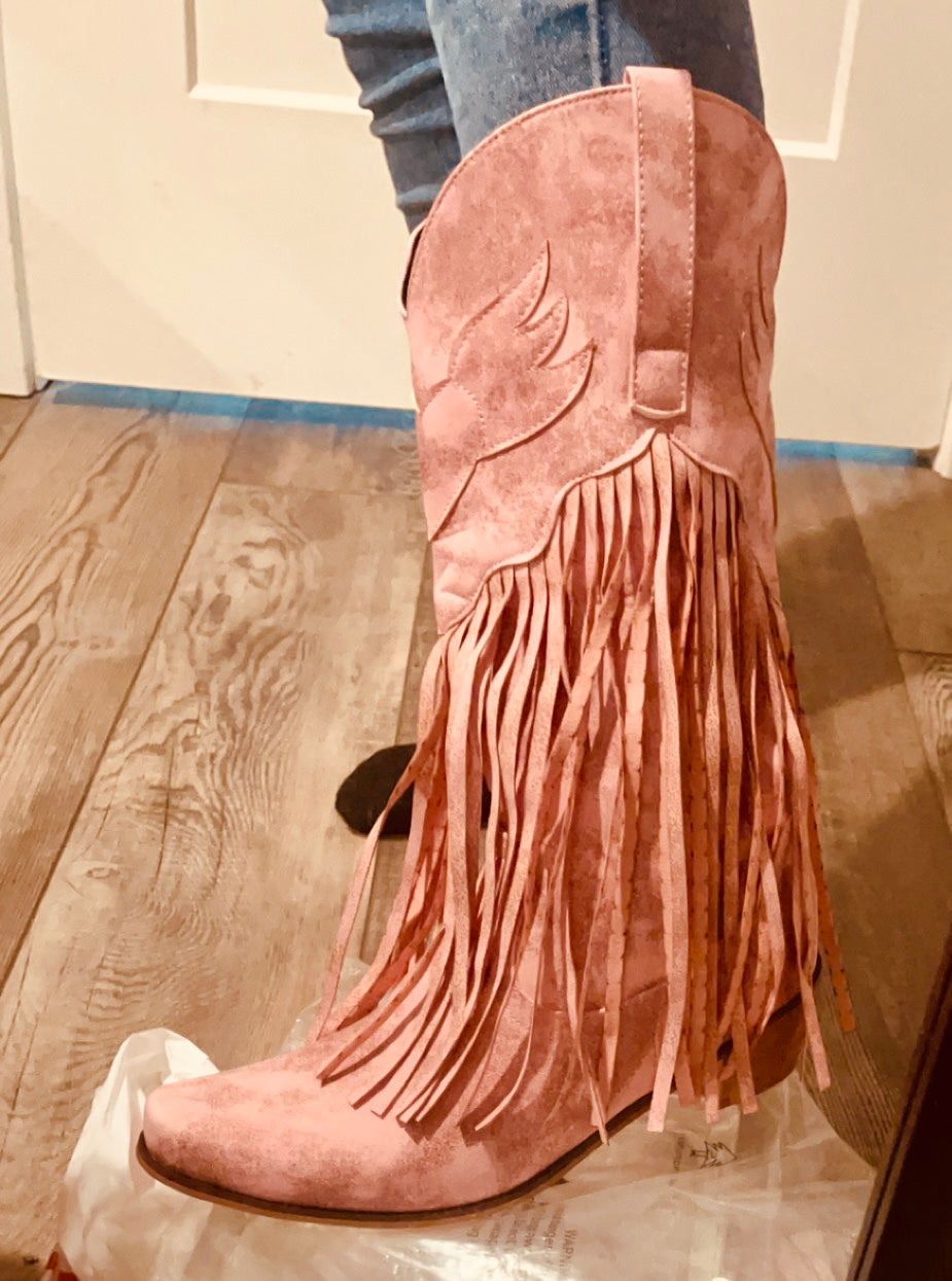Fringe Boots